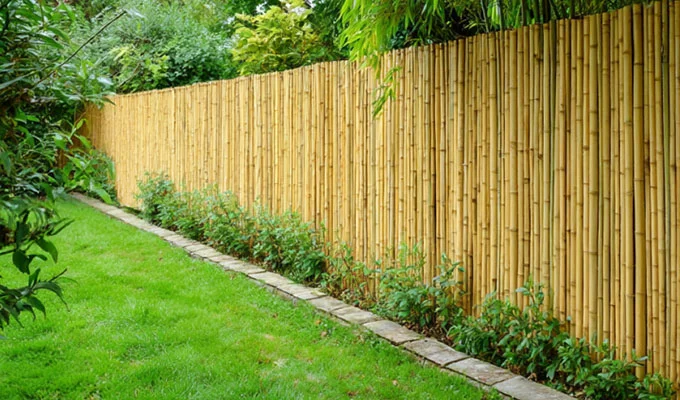 Tukang Pagar Bambu di Denpasar